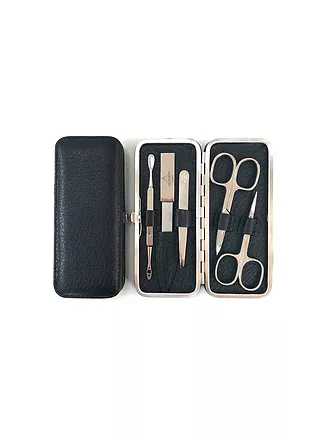 HAMMANN | Ledermanikürset (Schwarz, 5-teilig) | 